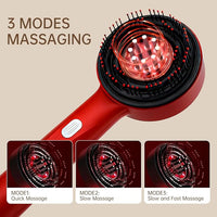 Electric Red Light Scalp Massager