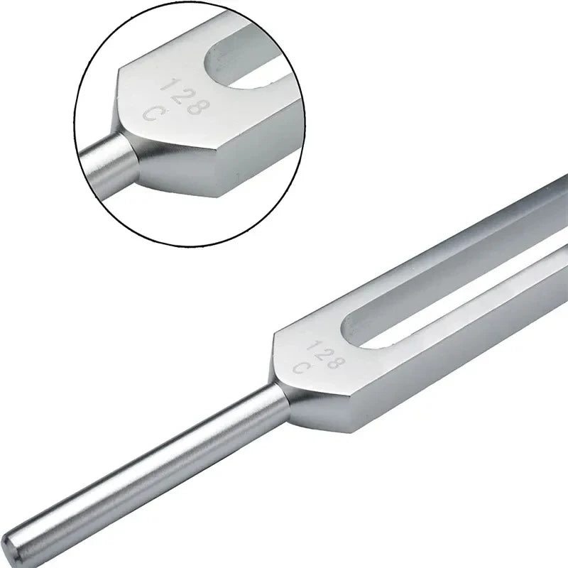 128Hz Tuning Fork Set Weighted Bio-Acoustic Tuning Fork for Reliever Pressure
