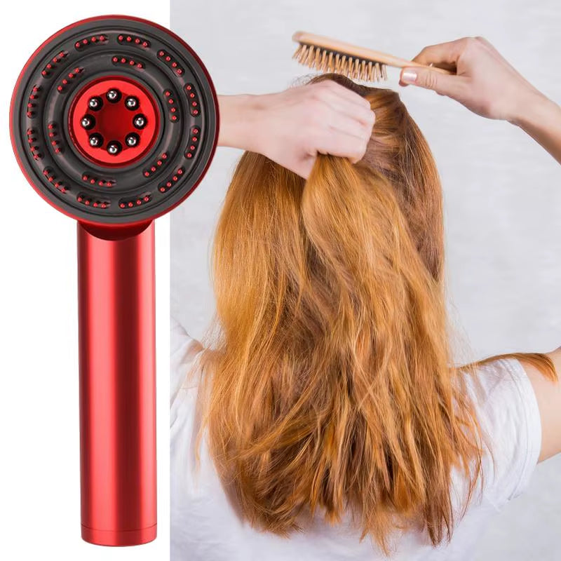 Electric Hair Oil Applicator and Vibrating Scalp Massager with Three Light Settings
