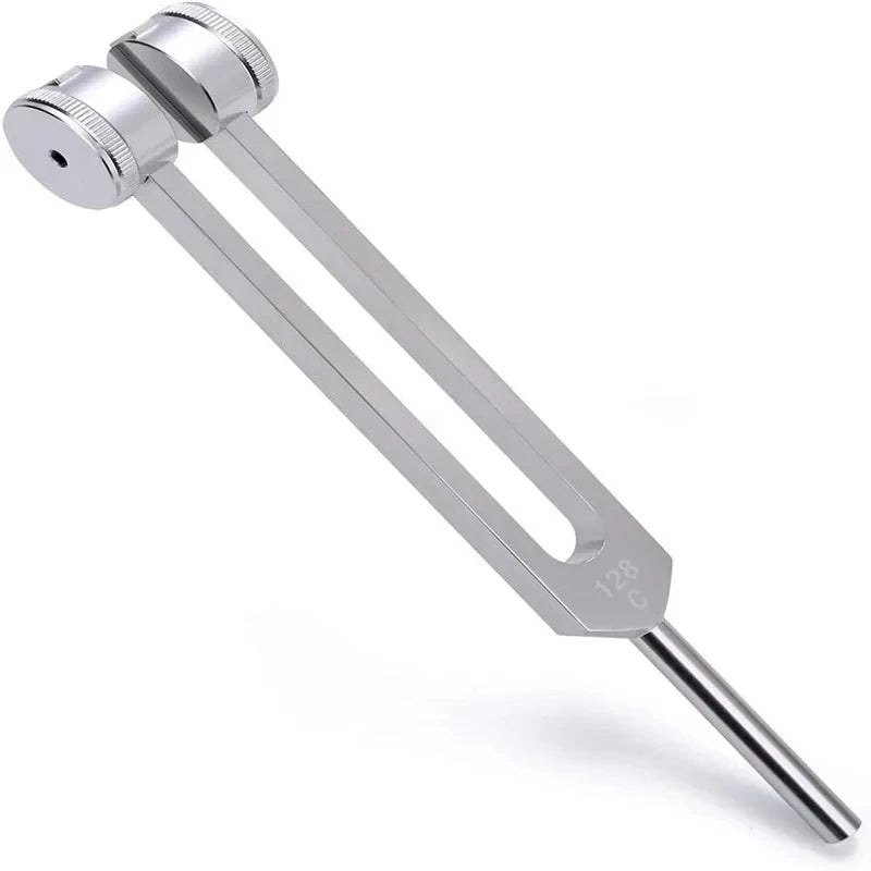 128Hz Tuning Fork Set Weighted Bio-Acoustic Tuning Fork for Reliever Pressure